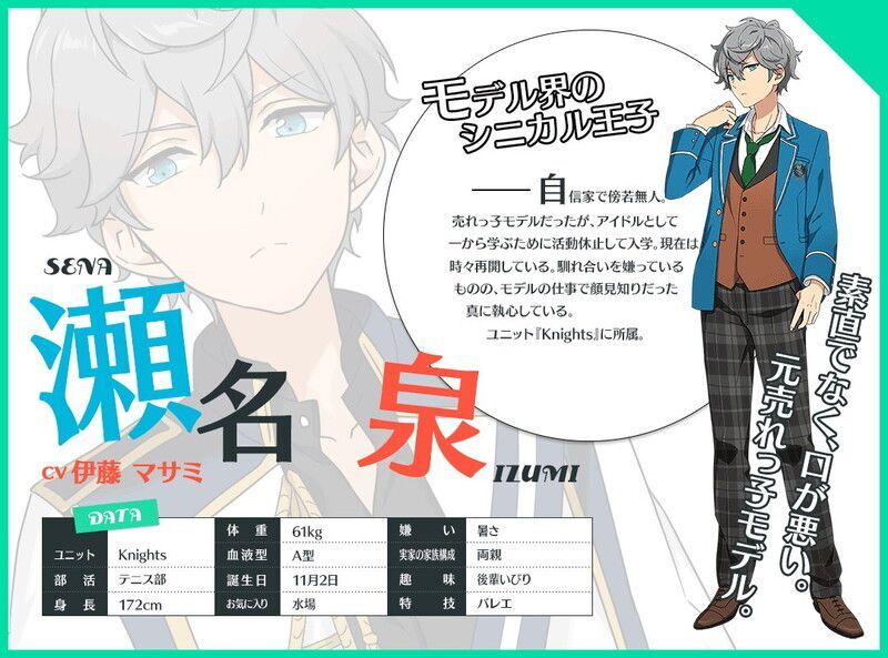 瀬名泉声優】あんスタMusic][夕焼けのパドル]瀬名 泉 - あんスタMusic攻略