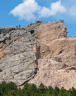 クレイジーホース記念碑の石