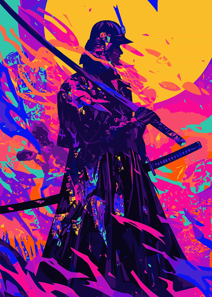 絵画 SAMURAI 2025 オリジナル原画【Samurai 2025-3】 | 現代絵師工房