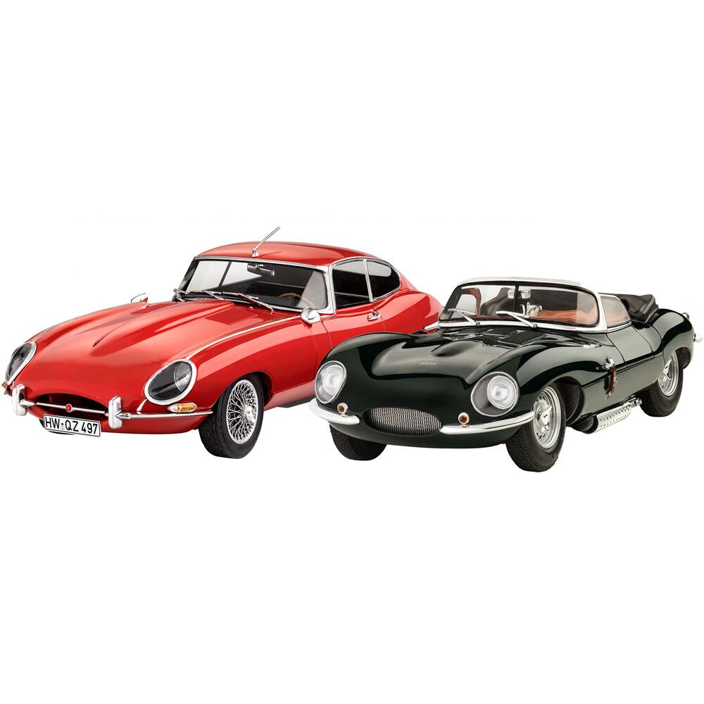 Model Car Kit Revell Germany 1/8 Jaguar E-Type (XK-E) Large Scale