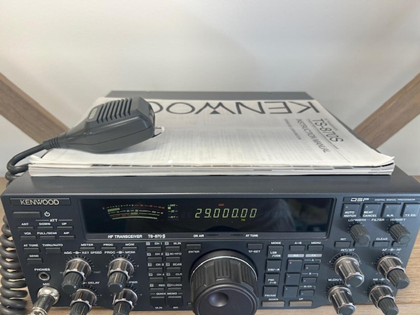 Kenwood社製 高級HF帯トランシーバーTS-870S 100w 強 完動 KENWOOD TS