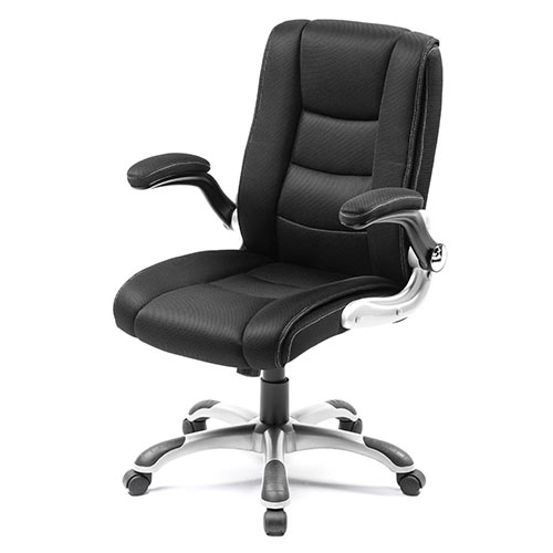 オフィスチェア（アームレスト可動・跳ね上げ式・ロッキング・メッシュ