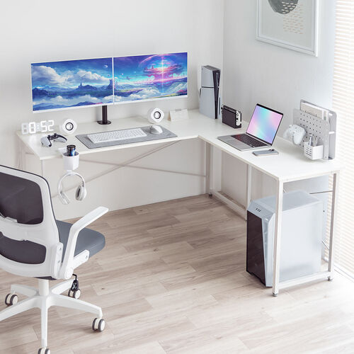 L時デスク おしゃれ ゲーミング ラック パソコン オフィス 省スペース