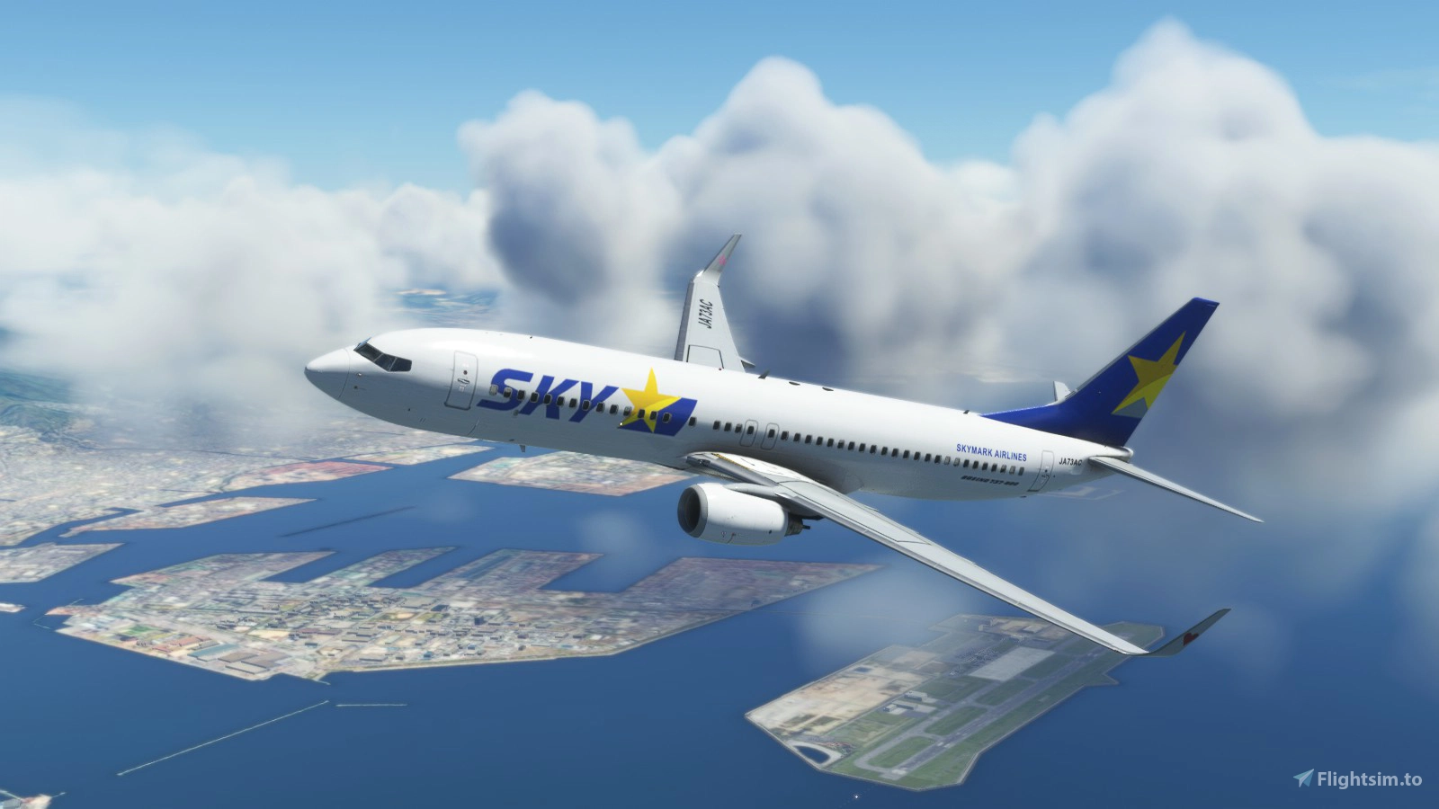 B737-800 | Skymark Airlines | JA73AA,JA73AC,JA73NJ | 4K のために