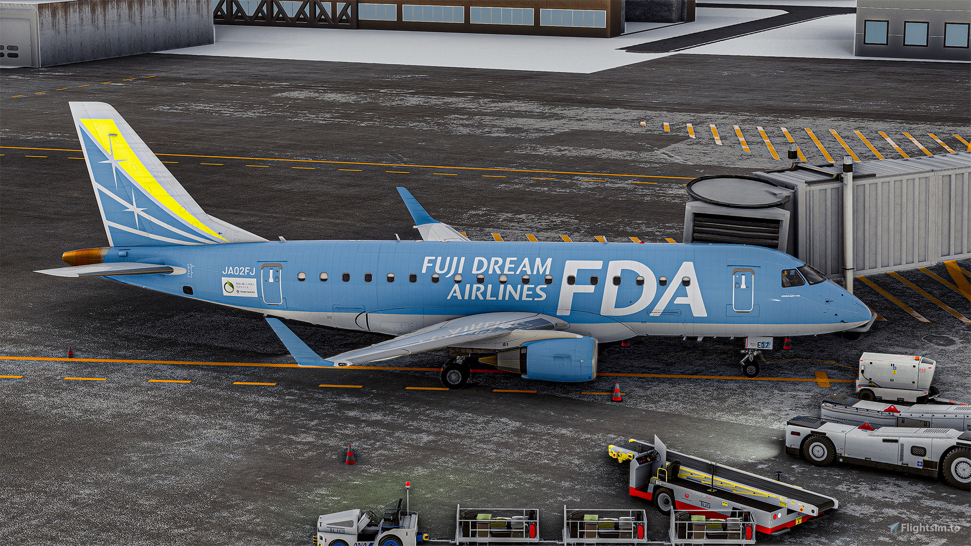 航空機・ヘリコプター FDA ERJ-175 JA02FJ Blue 航空機・ヘリコプター