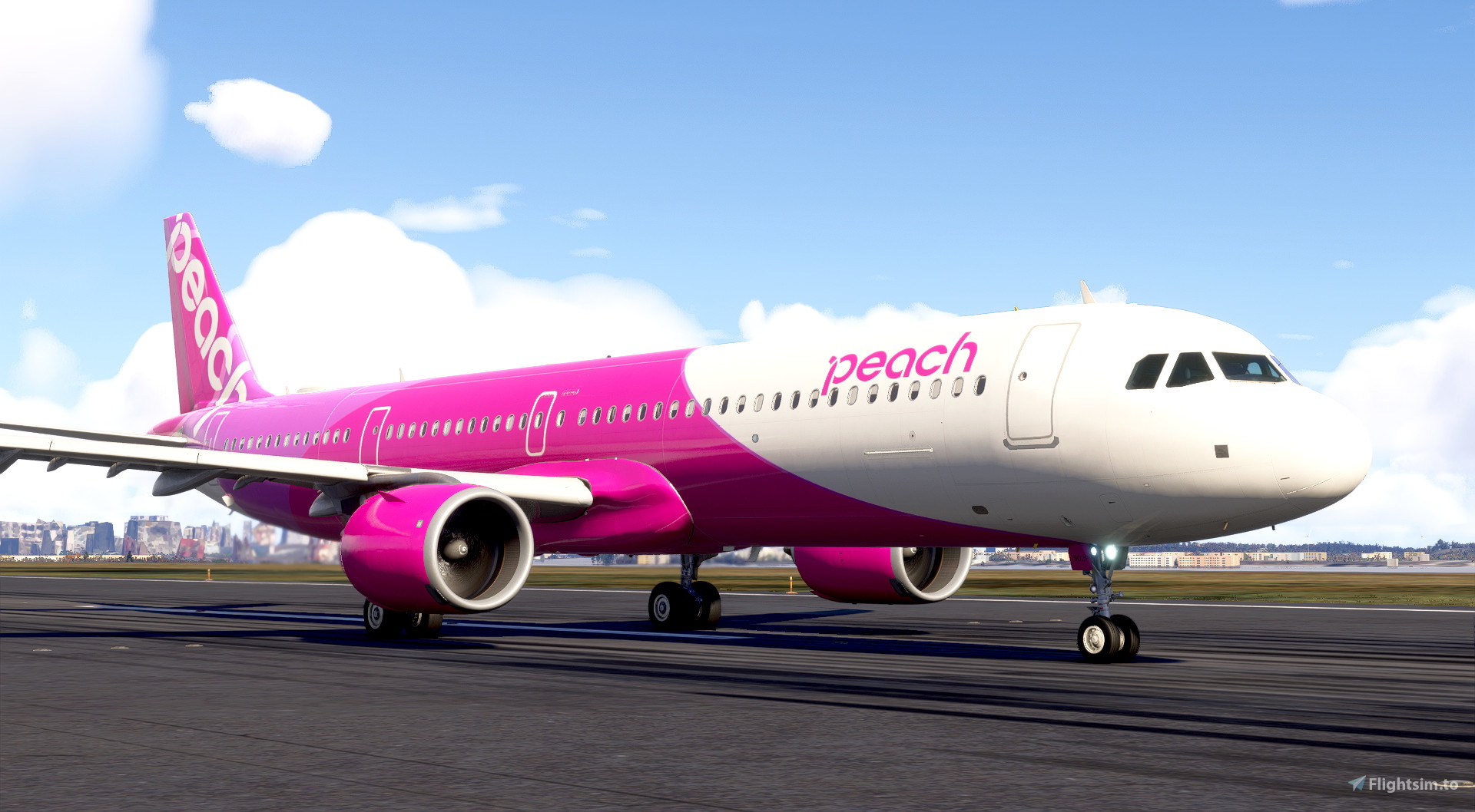 クロスウィング 1/100 A321LR Peach Aviation クロスウィング 1/100