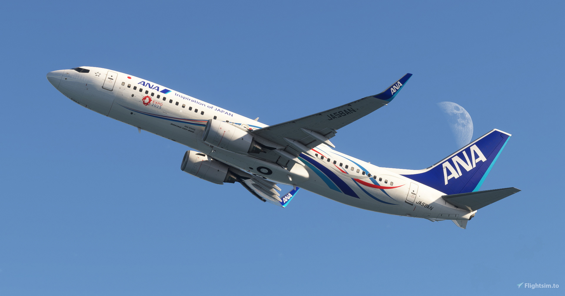 ANA 737 模型 万博塗装 1/400 ANA大阪・関西万博特別デザイン機の模型: