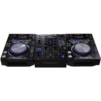 Pioneer CDJ-400-2台 Pioneer CDJ-400 2台とVestax DJミキサーのセット