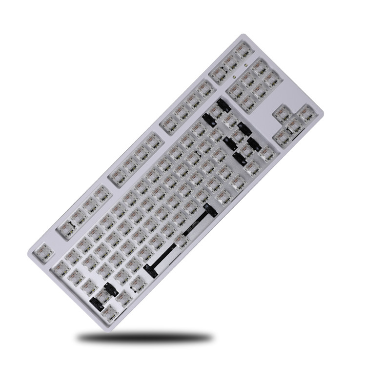 NINJA87BT Wired & wireless Hot-swap TKL keyboard(White) : Monstargear