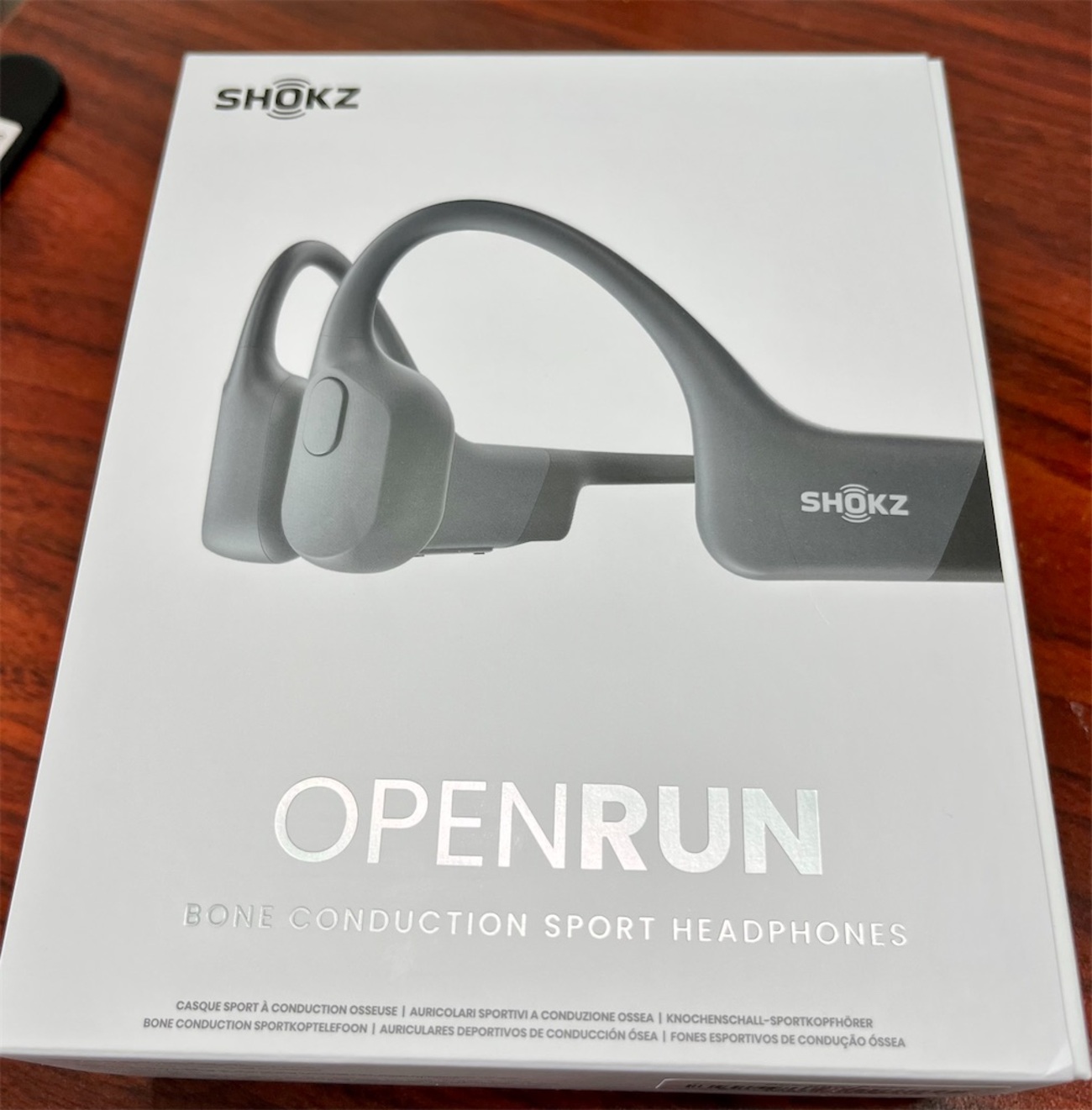 新品・未開封】SHOKZ OPENRUN 骨伝導スポーツヘッドフォン グレー