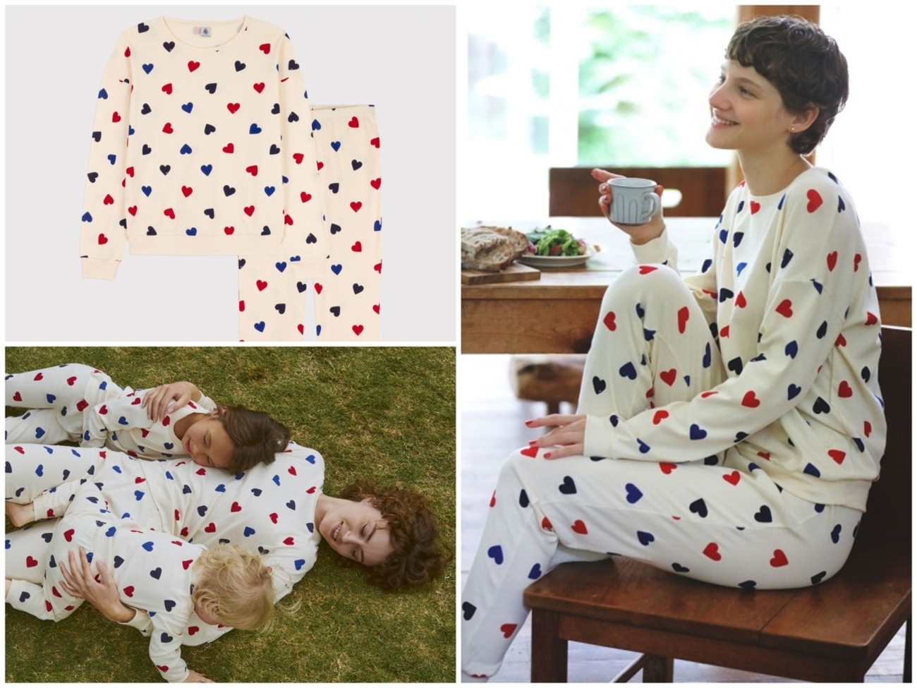 プリント長袖パジャマ | PETIT BATEAU(プチバトー) - 🇫🇷 tricolored