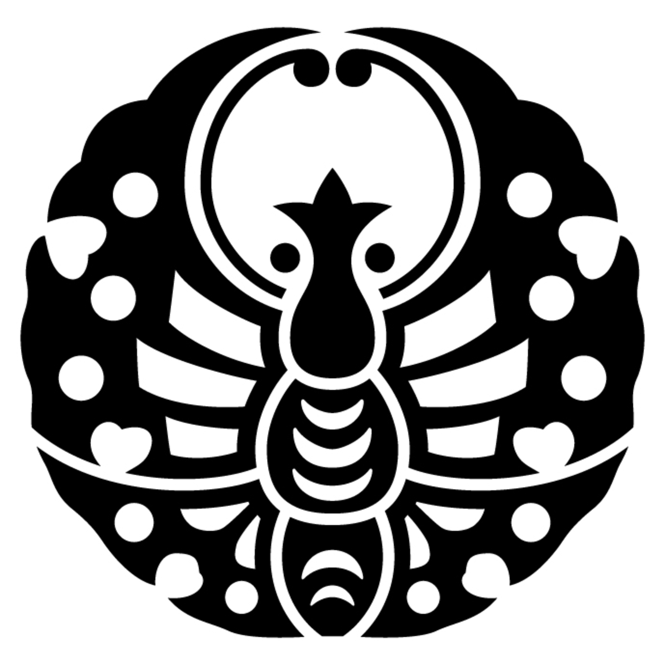 アゲハチョウの家紋 - 攻城団ブログ