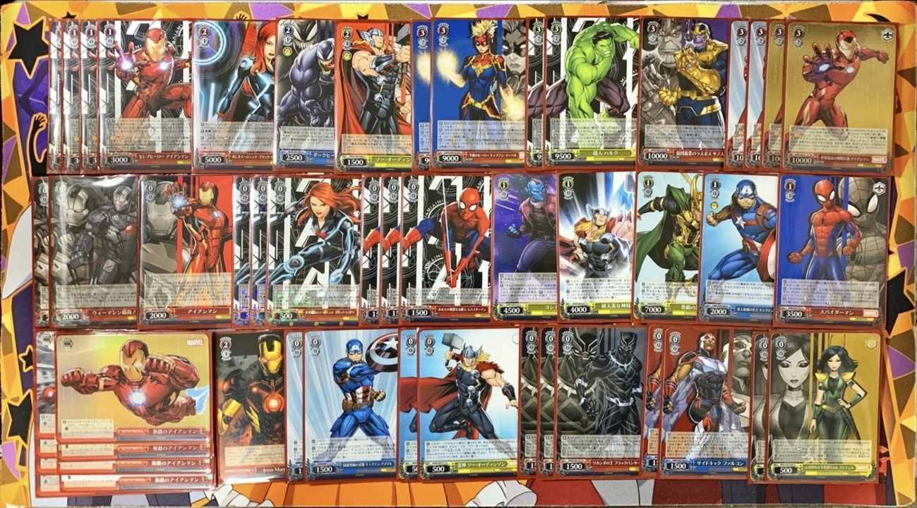 WS】MARVEL「8扉アイアンマン」デッキの紹介 - 混全帯么九 裏ドラ乗っ