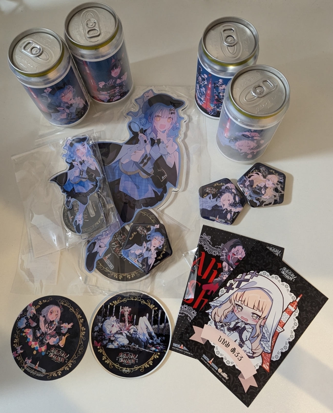 魔法少女ノ魔女裁判 東京タワーコラボ ラリーセット クリアファイル