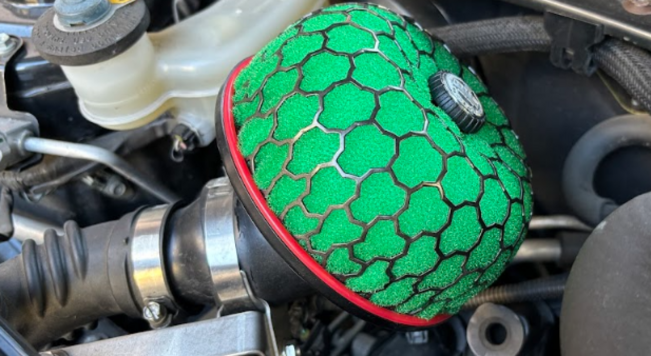 毒キノコ】HKSスーパーパワーフローのフィルター交換【コペン】 - ひる