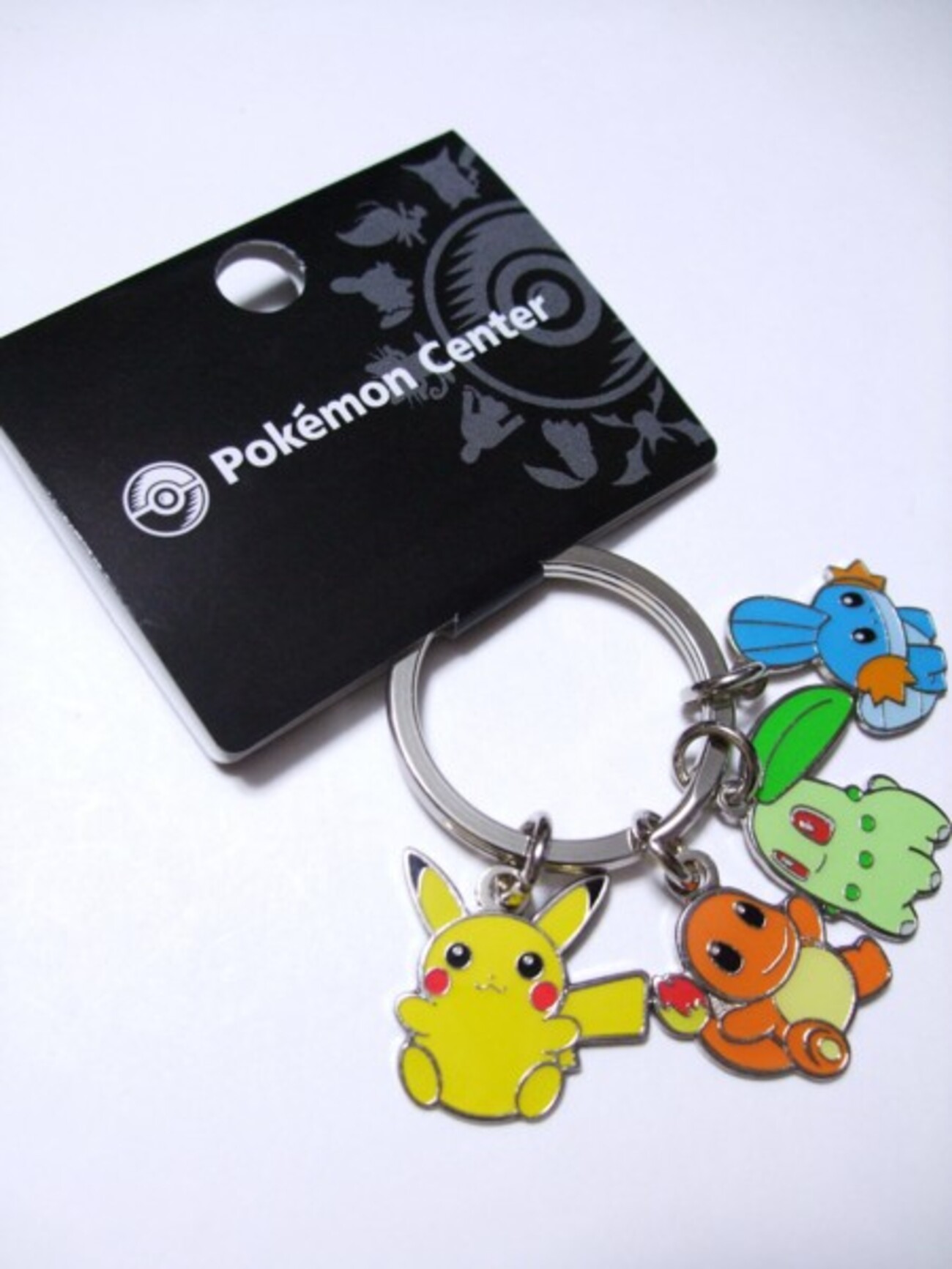 4連キーホルダー ピカチュウ＆ヒトカゲ＆チコリータ＆ミズゴロウ(2005