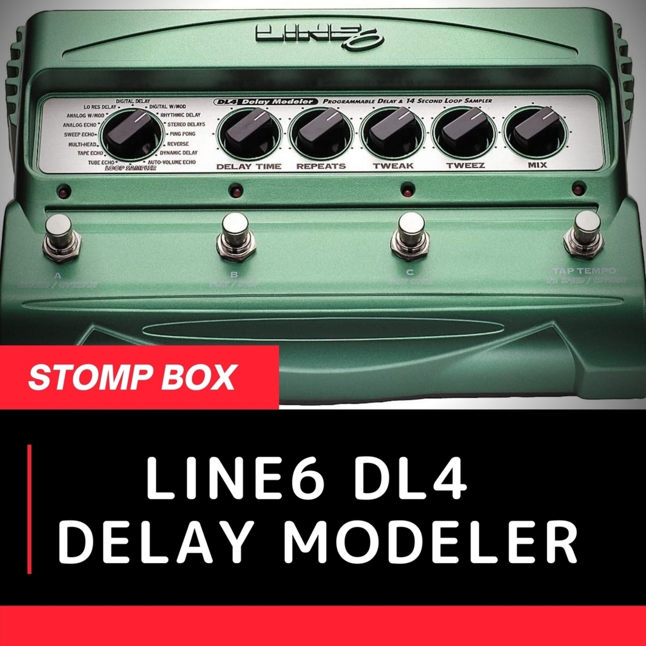 ステレオ入力出来るのは珍しい！LINE6 ディレイモデラーDL4 レビュー