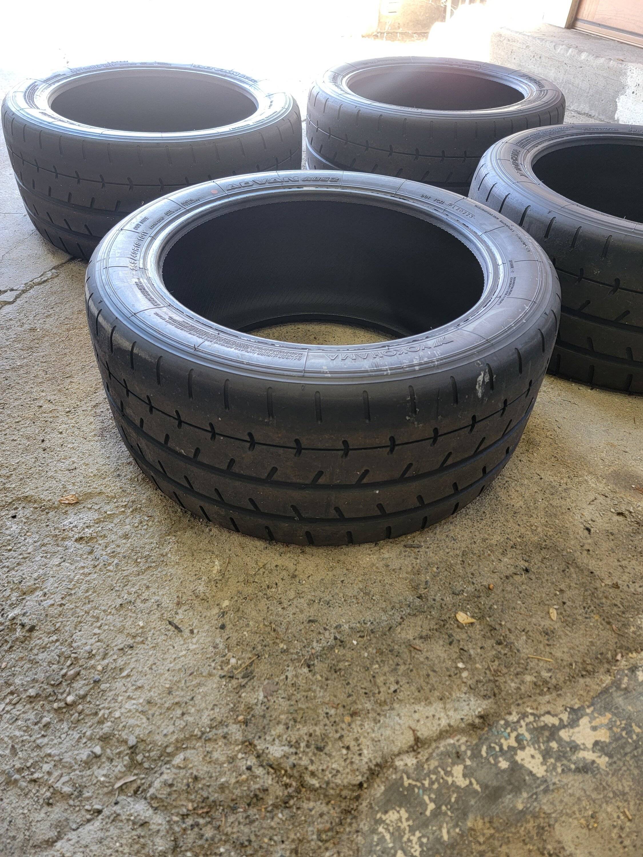 265 40 18 Advan A052 r compound tires | IntegraForums - 2023+