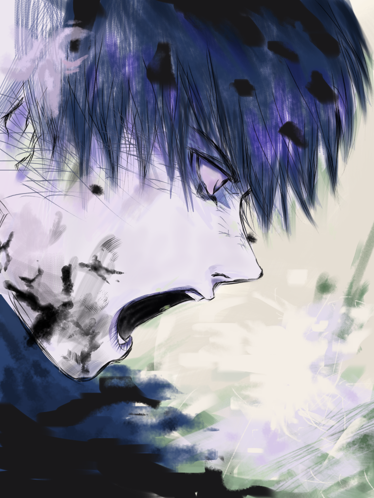 模写(東京喰種 re 9巻より 表紙) - ibisPaint