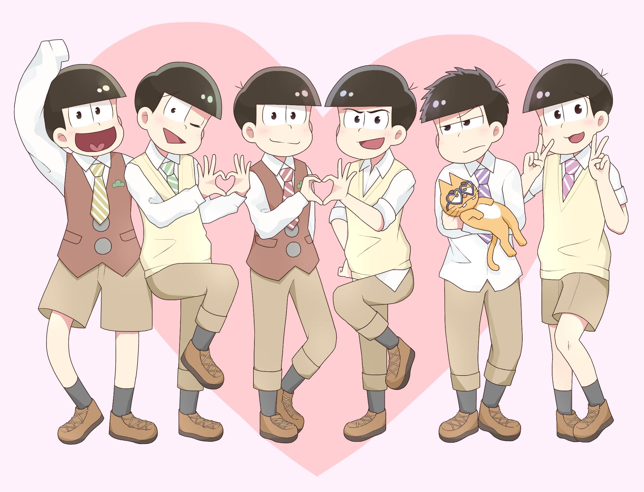 十四松 チョロ松 おそ松 カラ松 一松 トド松 - ibisPaint