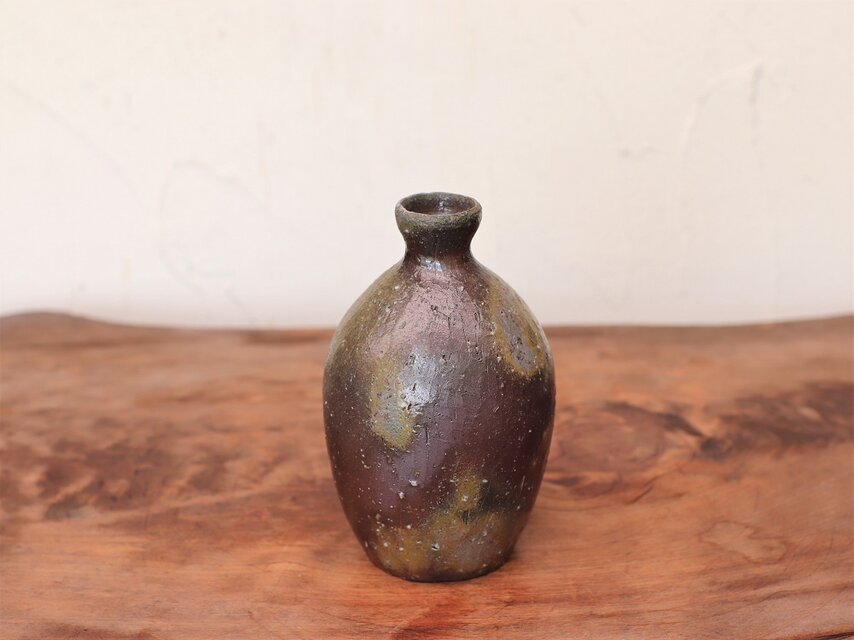 炭化焼成 花瓶 ハンドメイド 炭化焼成 花瓶 ハンドメイド 炭化焼成