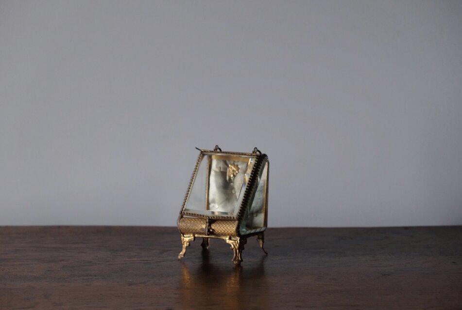 懐中時計ケース ナポレオン三世様式 小物入れ ビゾテ フランス