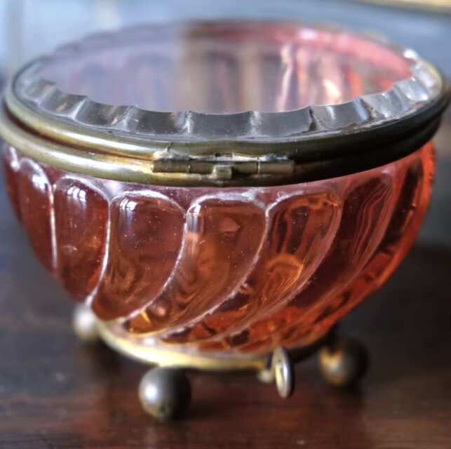 Baccarat バカラ ジュエリーケース フランス アンティーク 0501579