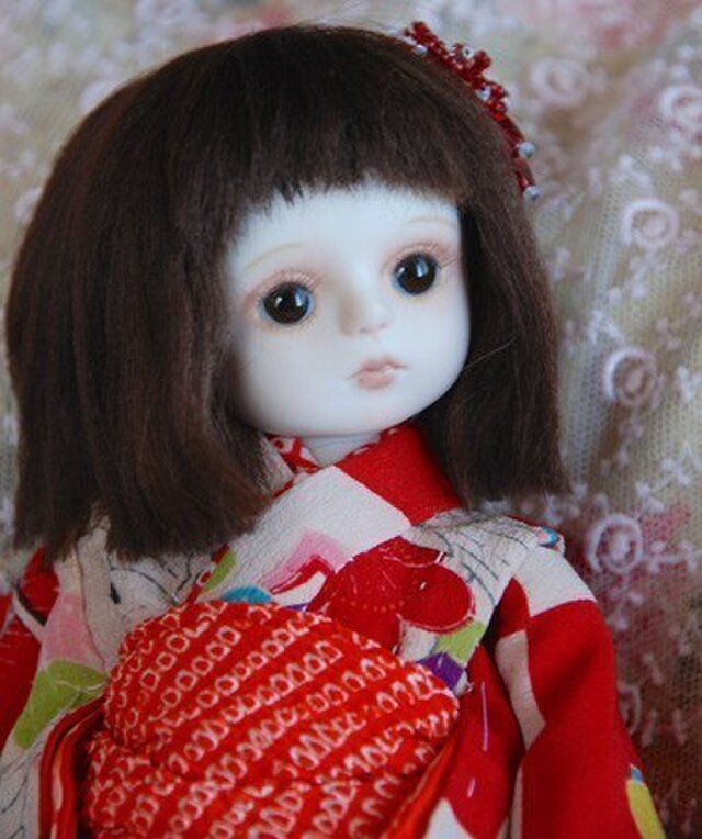 赤と白の市松模様の着物 | iichi 日々の暮らしを心地よくする