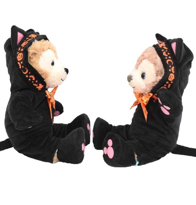 週末値下】【レア】ダッフィーシェリーメイハロウィンコスチューム黒猫