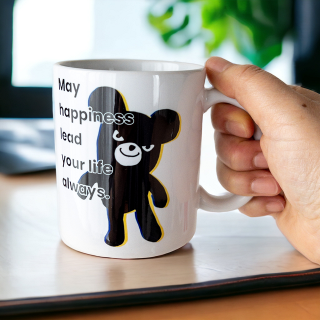 テディベア陶器マグカップ(受注制作) | iichi 日々の暮らしを心地よく