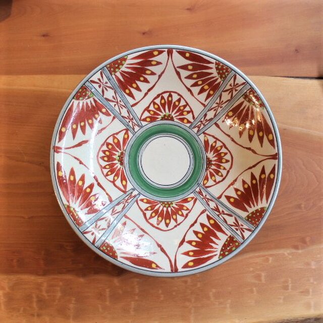 九谷焼 外志作 象嵌壺 共箱付 大型21cm 九谷焼 外志作 象嵌壺 共箱付