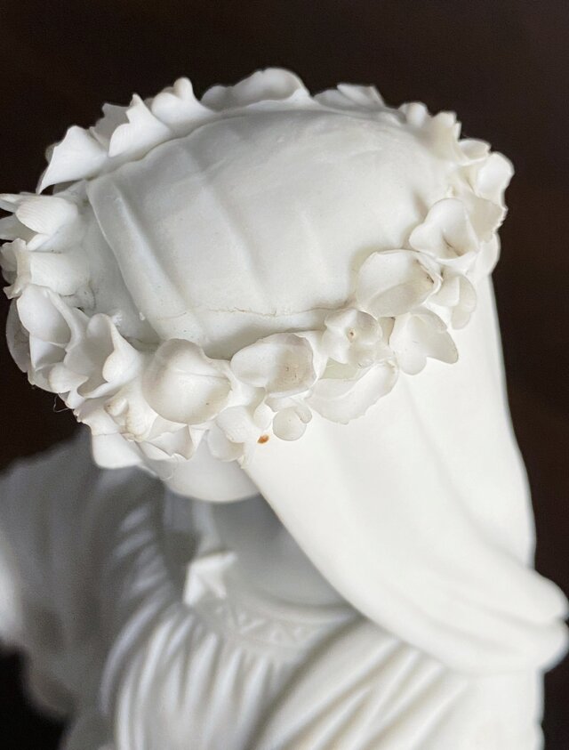 聖母 マリア像 ビスク製 フランス アンティーク 0501711 | iichi 日々