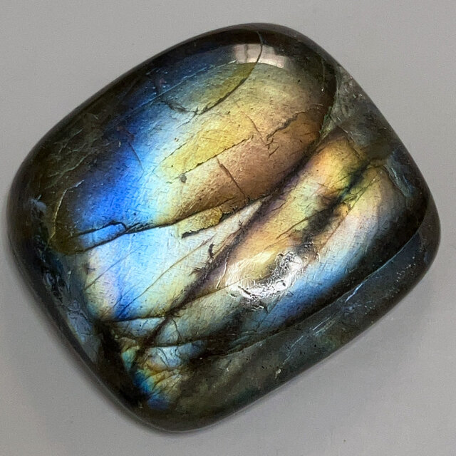 ラブラドライト[722] 24x22mm 34Cts 天然石 ／ ルース ／カボション