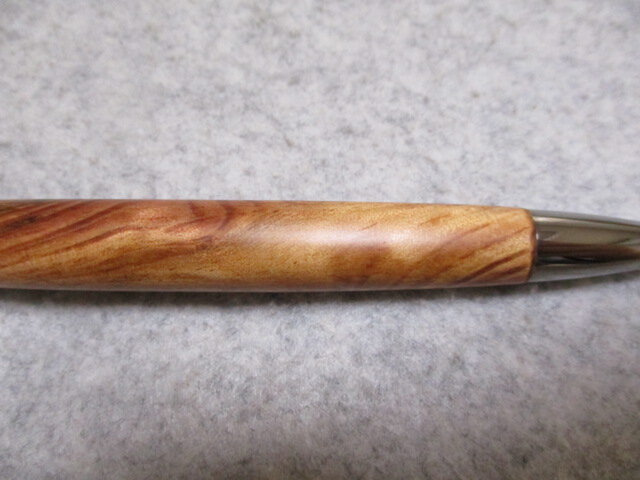 野原工芸 ボールペン 肥松金蘭杢 限定島根県産 肥松 金蘭杢 板