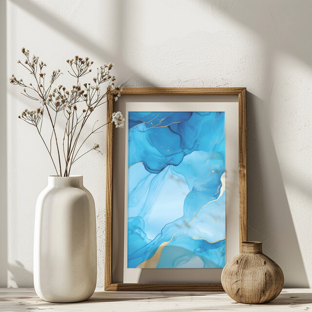 額装品/Fantomerne リタカーンラーセン/アート/ポスター/インテリア