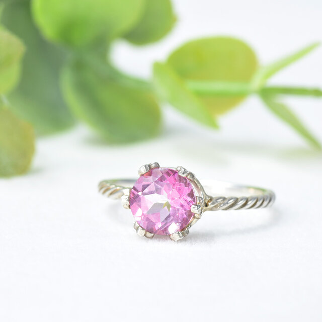 ピンクトパーズ リング SV925 シルバー CH095CIBS | iichi 日々の