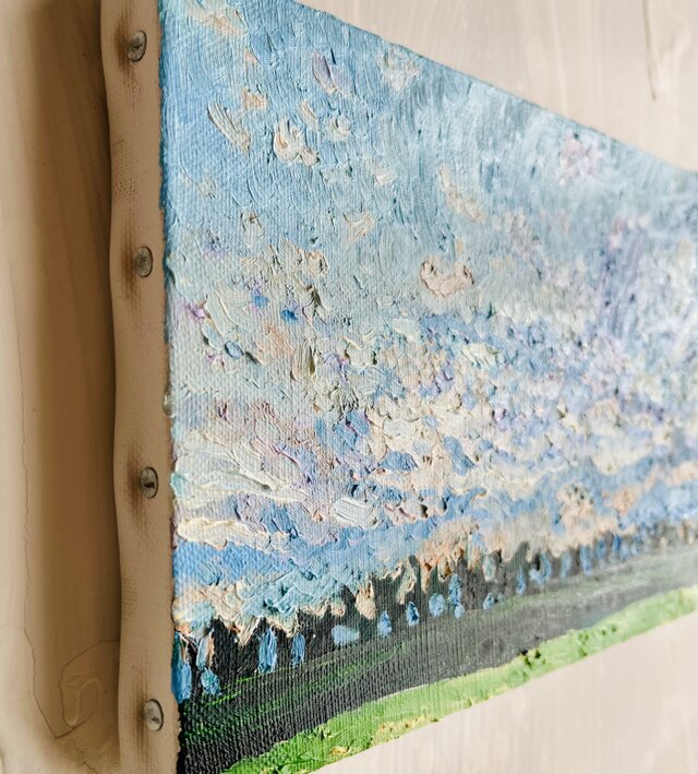 16×23㎝「優しい朝」油彩・原画・サムホールサイズ | iichi 日々の