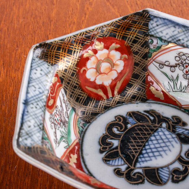 骨董 古伊万里 鉢 大中小 恵比寿 美品 盛り鉢 器 染錦 3つ 飾り鉢