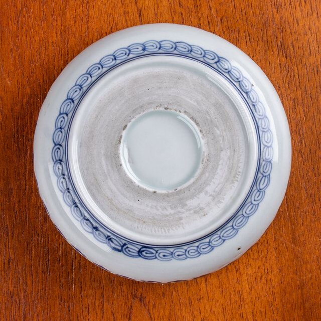 古伊万里 染付花鳥文深鉢 江戸時代中期から後期頃 優品 古伊万里 染付