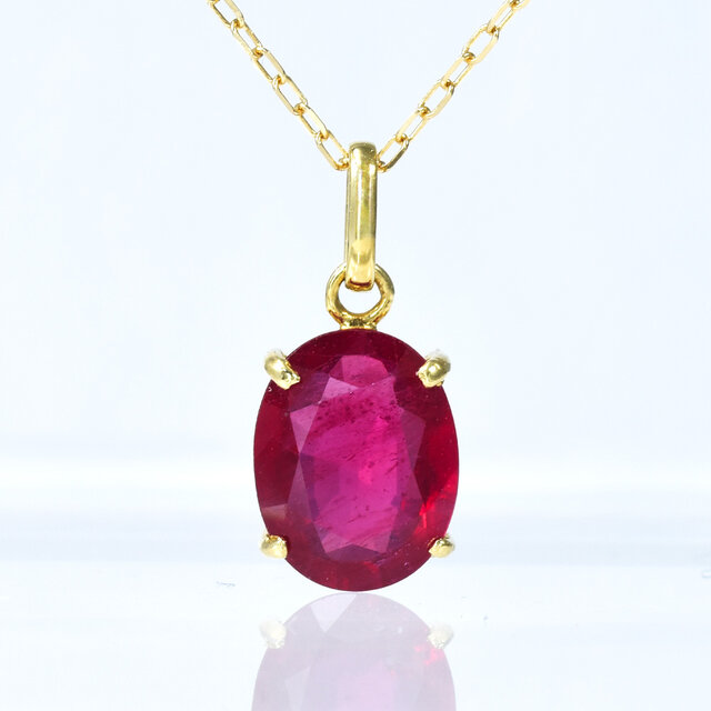 K18 ルビー ペンダントトップ CI010CIBSN | iichi 日々の暮らしを