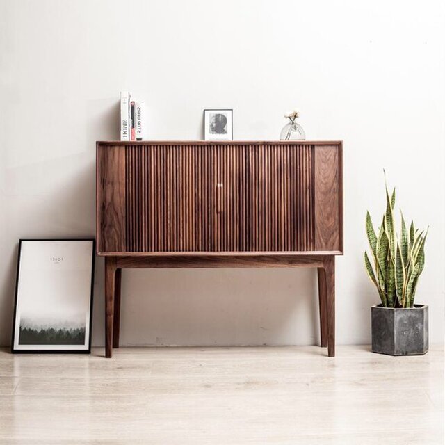 オーダーメイド 職人手作り キャビネット シェルフ 収納棚 北欧家具