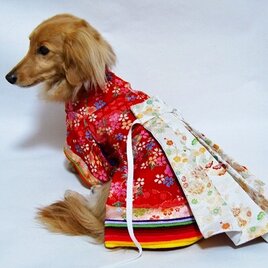 犬着物】花魁 オーダーメイド 犬服 犬の着物 | iichi 日々の暮らしを