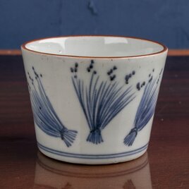 初期伊万里芙蓉手花鳥文皿七皿 江戸時代 骨董 アンティーク 肥前磁器 古