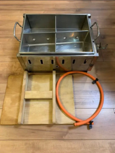 ショップ 業務用おでん鍋 ガス用 業務用ガス式おでん鍋 2仕切り lp