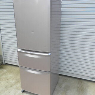 三菱3ドア冷凍冷蔵庫 MR-C34W 335リッター 2013年 自動製氷付