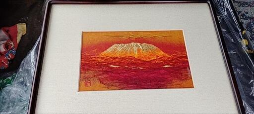 富嶽 2024 赤富士 工芸 人間国宝【山内一生】赤富士『富嶽』 Amazon.co