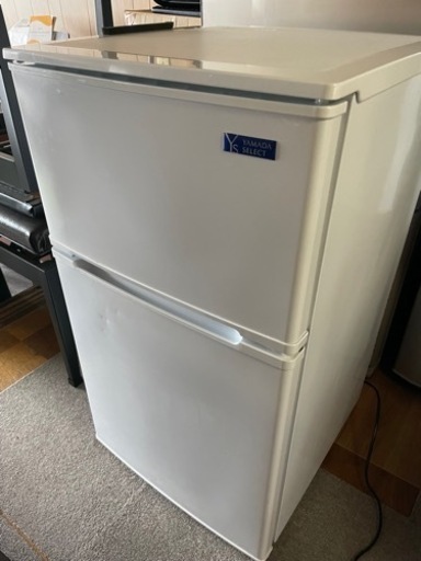 YAMADA 90Lノンフロン2ドア冷凍冷蔵庫 YRZ-C09G1 ショップ 2019年製
