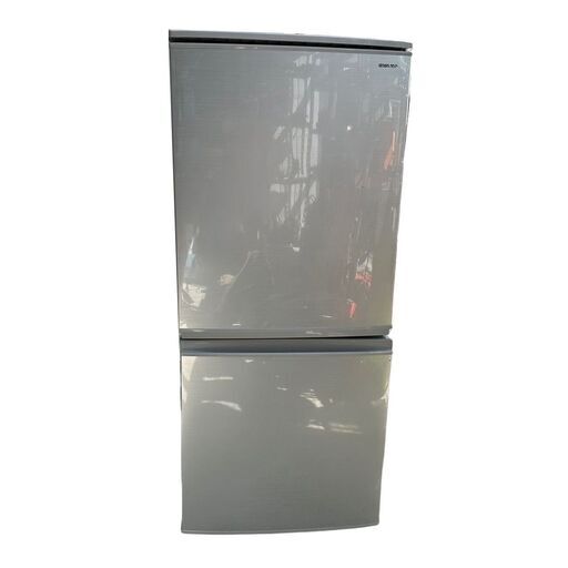 新生活応援】SHARP シャープ 137L ノンフロン冷凍冷蔵庫 SJ-D14D-S