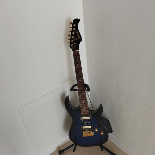 ANBOY by fujigen ディンキー エレキギター ブルー エレキ 【木目、四