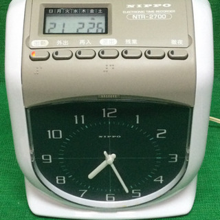 ぐーみ様用】NIPPO タイムレコーダー NTR-2700 2台セット ぐーみ様用